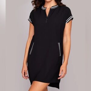 Peace of Cloth Size XS Journey Stretch Quinn black & white sporty casual